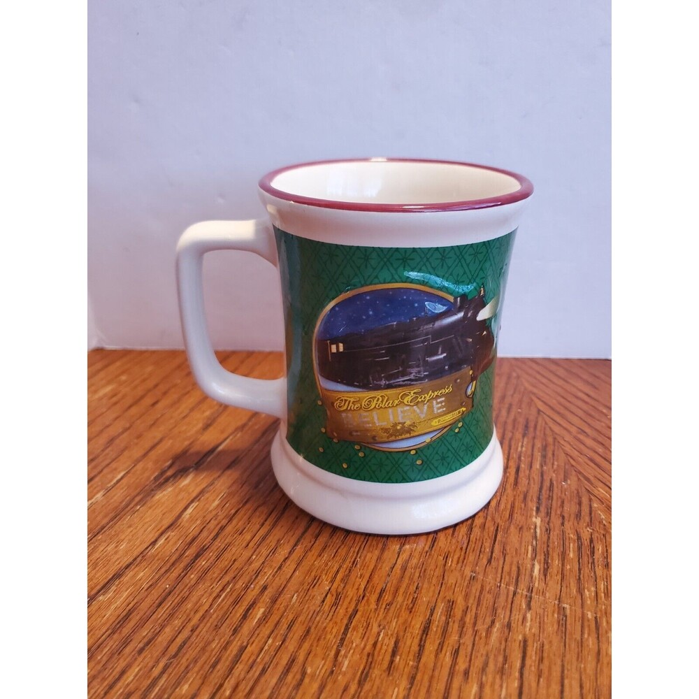 The Polar Express Train “Believe” Coffee/ Hot Chocolate- D Handle Christmas Mug